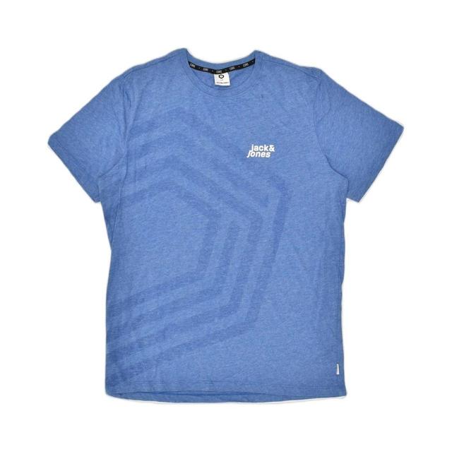 Jack & Jones Men's T-shirt - Blue - XL on Productcaster.