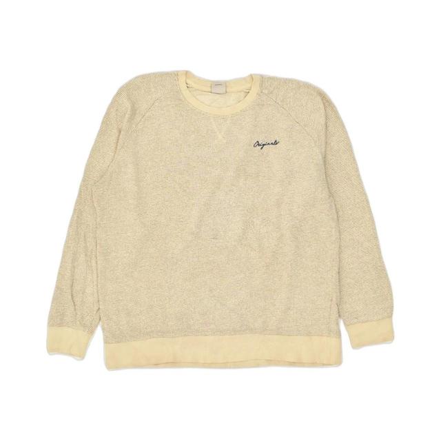 Jack & Jones Men's Sweatshirt - Cream - S on Productcaster.