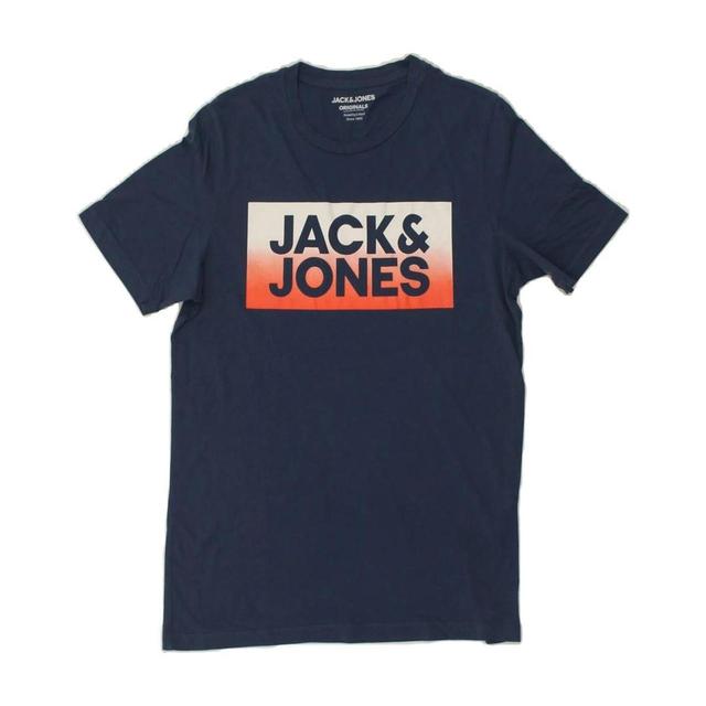 Jack & Jones Men's T-shirt - Blue/Navy - S on Productcaster.