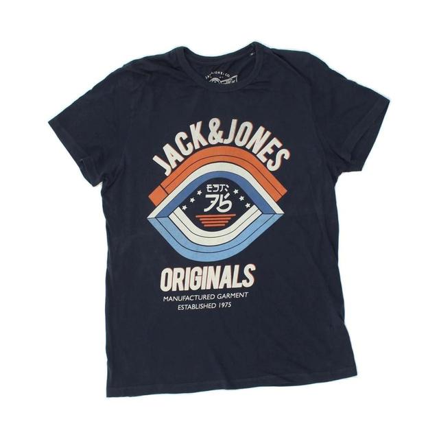 Jack & Jones Men's T-shirt - Blue/Navy - M on Productcaster.