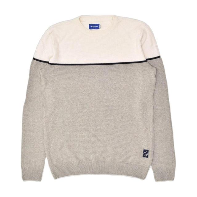 Jack & Jones Men's Jumper - Grey - L on Productcaster.