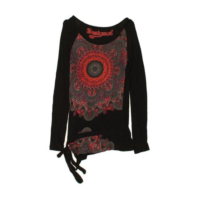 Desigual Women's T-shirt - Black - XS on Productcaster.