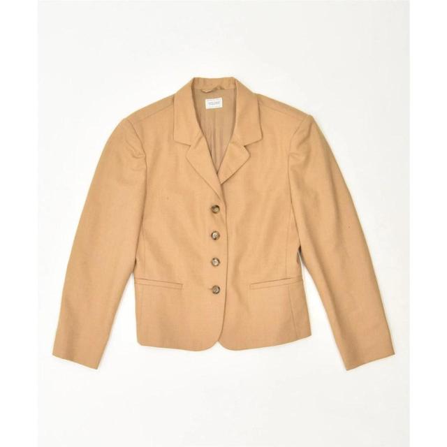 Benetton Women's Tailored jacket - Cream - M on Productcaster.