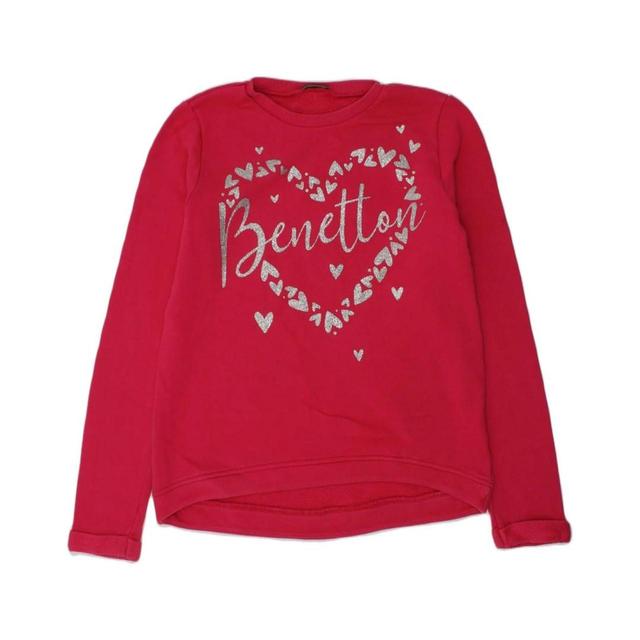 Benetton Kids' T-shirt - Pink - 11 years on Productcaster.