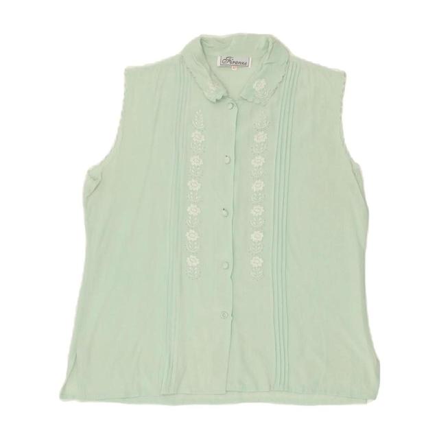 Vintage Women's Blouse - Green - M on Productcaster.