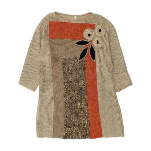 Vintage Women's Jumper - Brown - L on Productcaster.