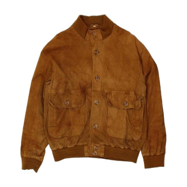 Vintage Men's Bomber Jacket - Brown - XL on Productcaster.