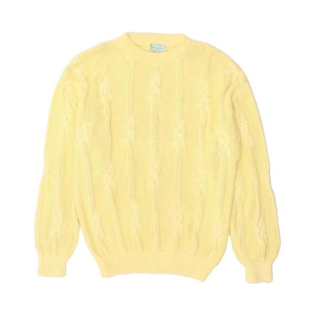 Benetton Women's Jumper - Yellow - XL on Productcaster.