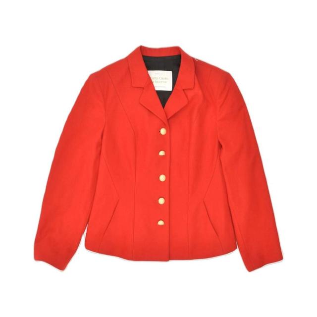 Benetton Women's Tailored jacket - Red - M on Productcaster.