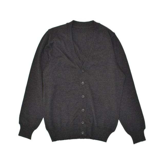 Vintage Men's Cardigan - Grey - S on Productcaster.