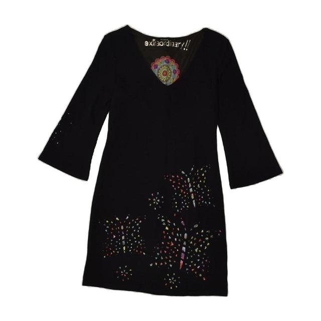 Desigual Women's Polo shirt - Black - S on Productcaster.