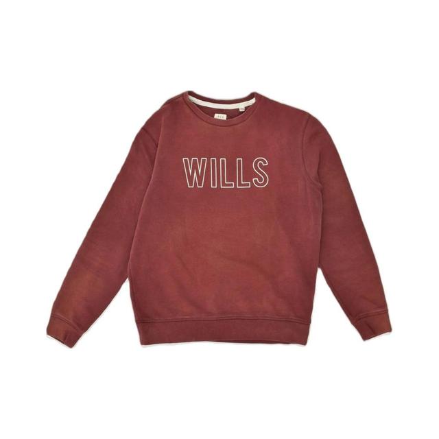 Jack Wills Men's Sweatshirt - Burgundy - L on Productcaster.