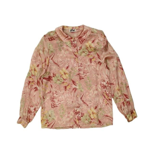 Vintage Women's Blouse - Pink - S on Productcaster.