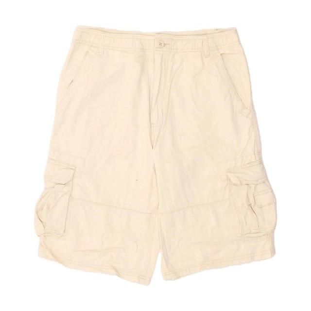 Vintage Men's Shorts - Cream - L on Productcaster.