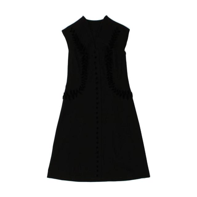 Vintage Women's A-line Dress - Black - S on Productcaster.