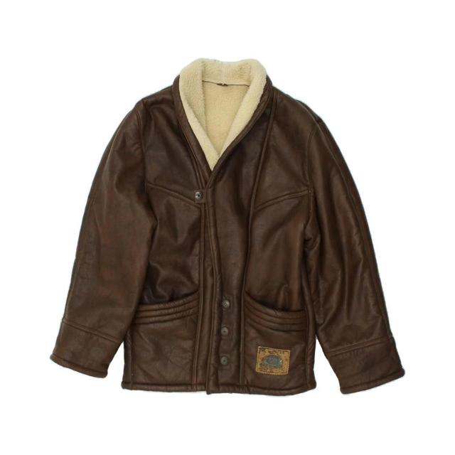 Vintage Men's Jacket - Brown - S on Productcaster.