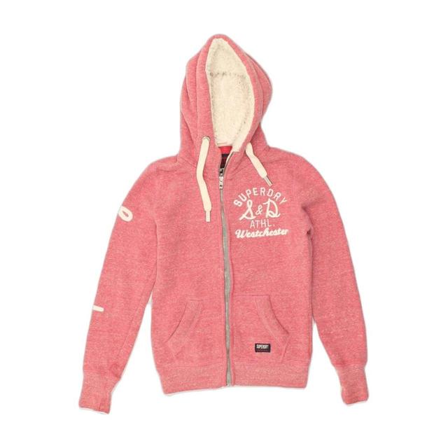 Superdry Women's Hoodie - Pink - XS on Productcaster.