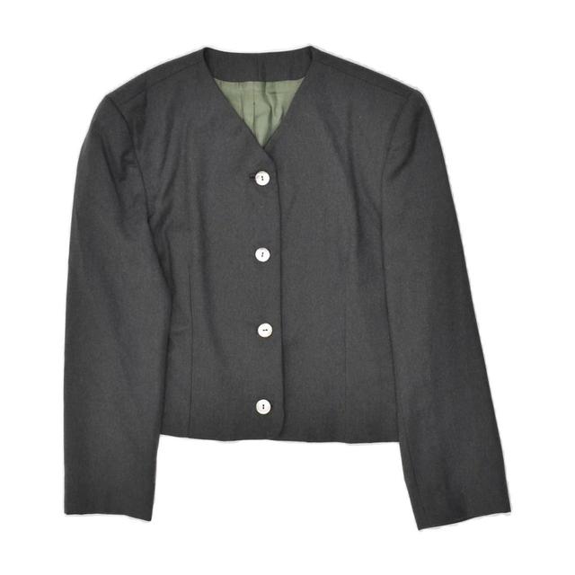 Vintage Women's Tailored jacket - Grey - M on Productcaster.