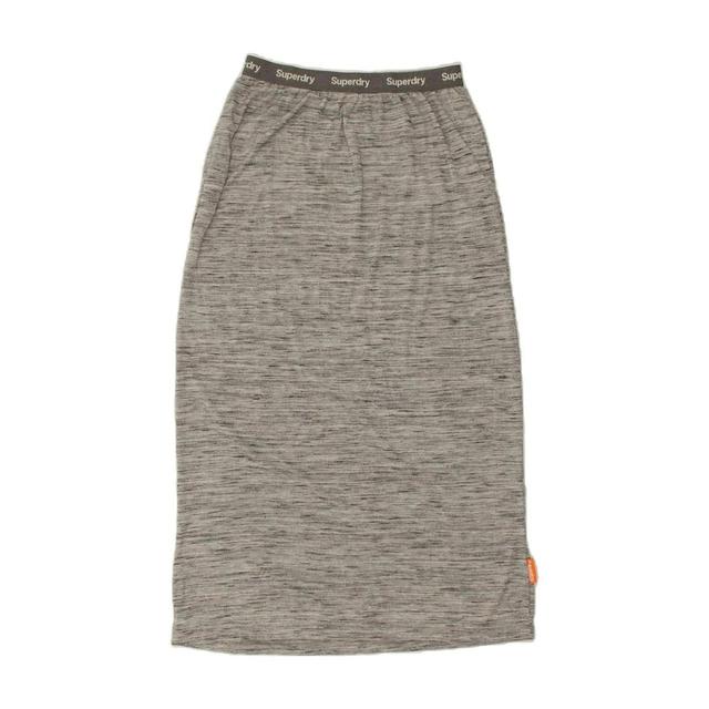 Superdry Women's Maxi Skirt - Grey - M on Productcaster.