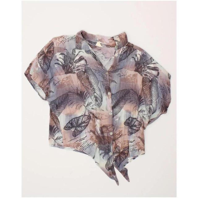 Vintage Women's Blouse - Grey - L on Productcaster.