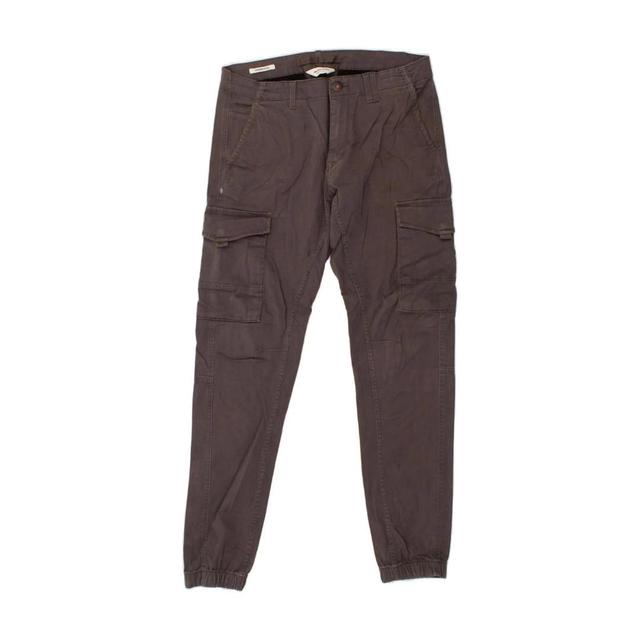 Jack & Jones Men's Cargo Trousers - Grey - 33" on Productcaster.