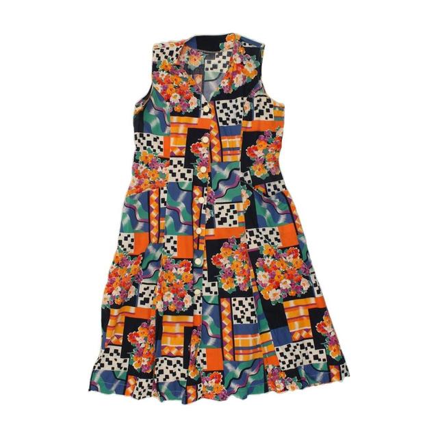 Vintage Women's Shirt Dress - Multi - L on Productcaster.