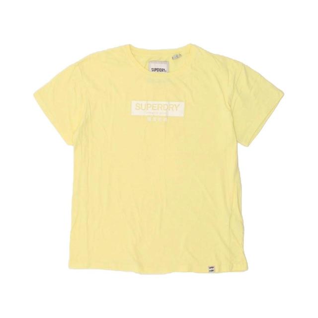 Superdry Women's T-shirt - Yellow - L on Productcaster.