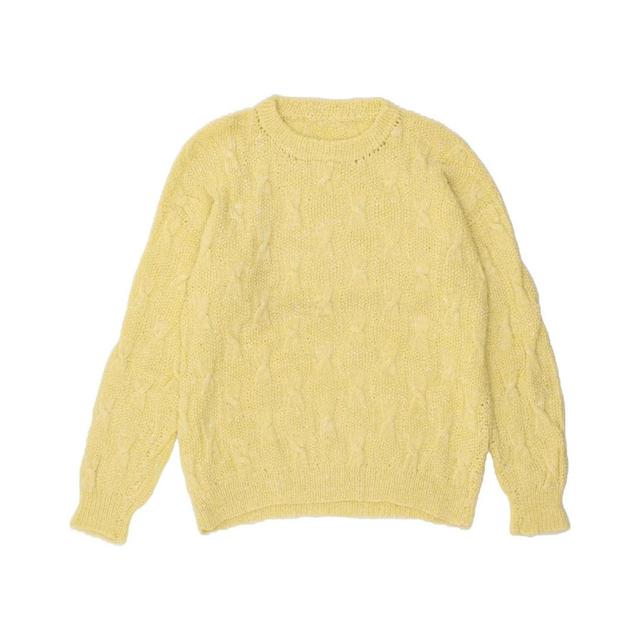 Vintage Women's Jumper - Yellow - M on Productcaster.