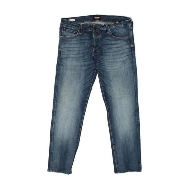 Jack & Jones Men's Slim Jeans - Blue - 34" on Productcaster.