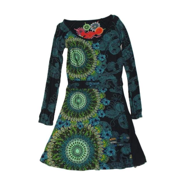 Desigual Women's A-line Dress - Blue/Navy - M on Productcaster.