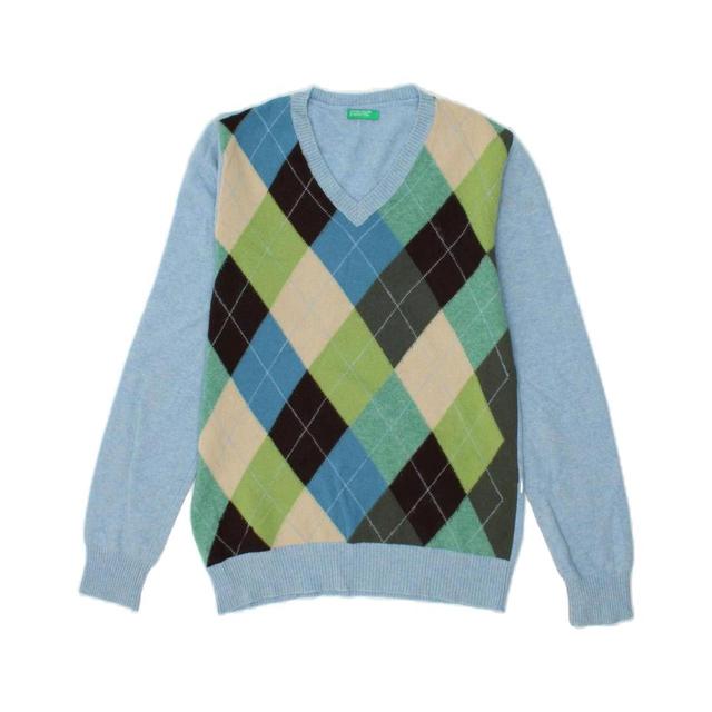 Benetton Women's Jumper - Blue - S on Productcaster.