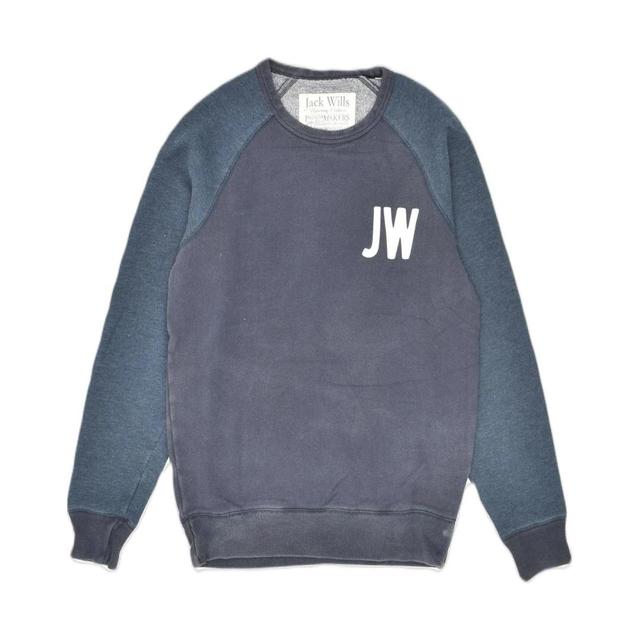 Jack Wills Men's Sweatshirt - Blue/Navy - S on Productcaster.