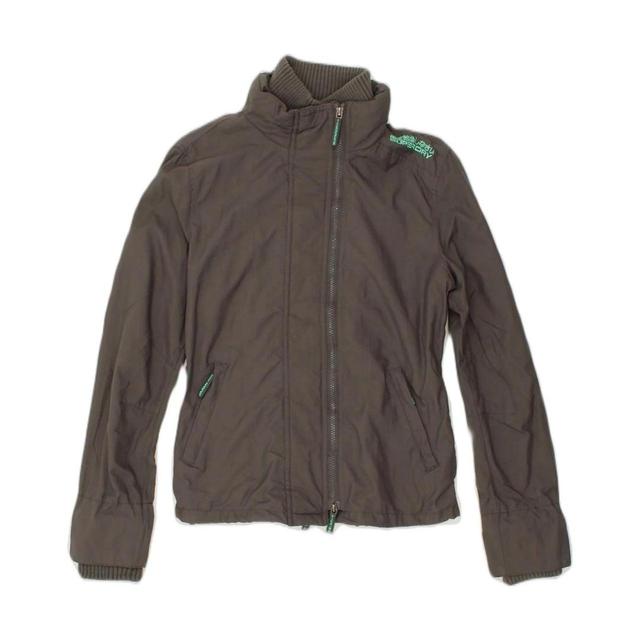 Superdry Women's Nylon Jacket - Grey - L on Productcaster.