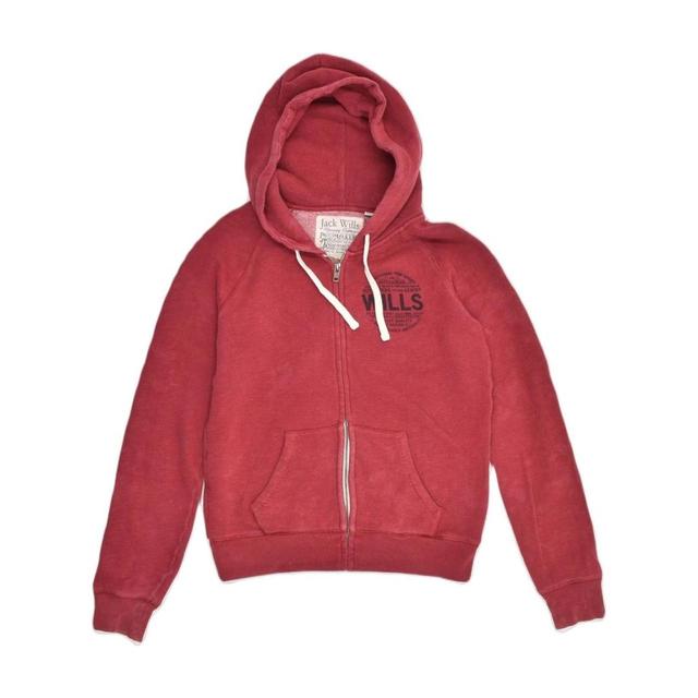 Jack Wills Women's Hoodie - Red - M on Productcaster.