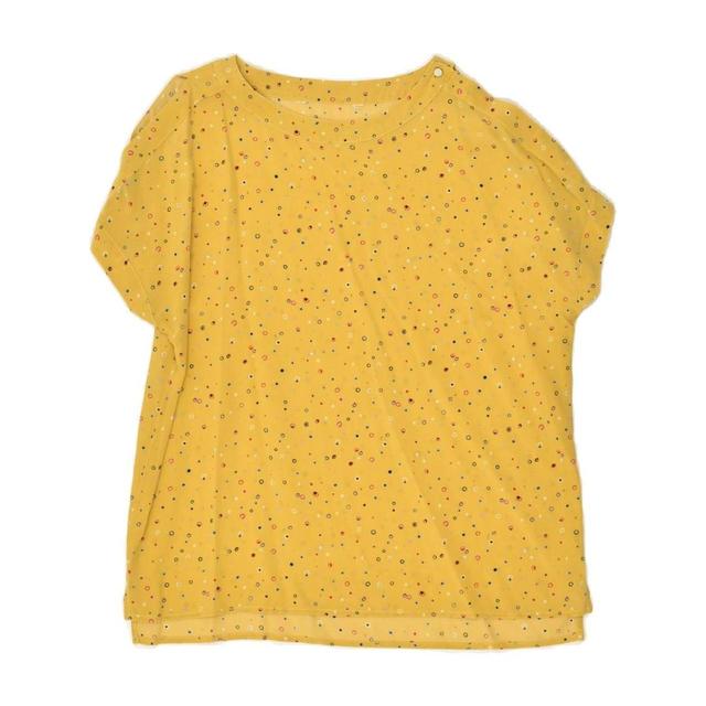 Vintage Women's Blouse - Yellow - M on Productcaster.