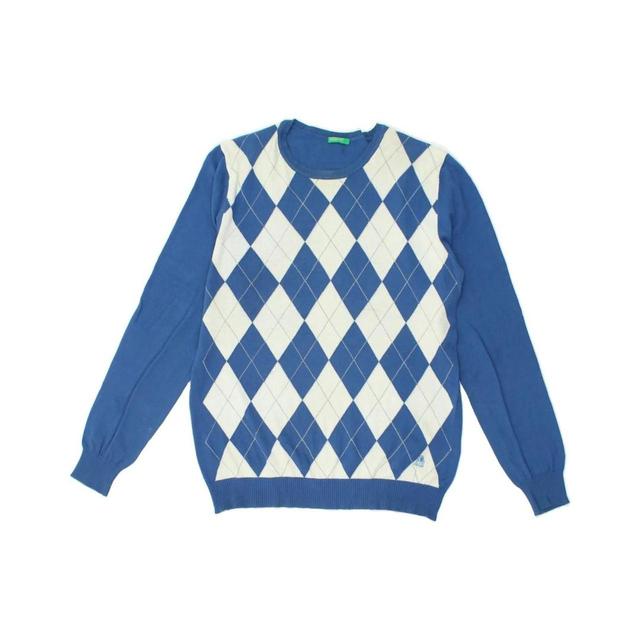 Benetton Women's Jumper - Blue - L on Productcaster.