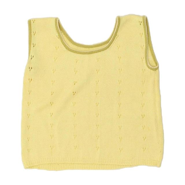 Vintage Women's Jumper - Yellow - L on Productcaster.