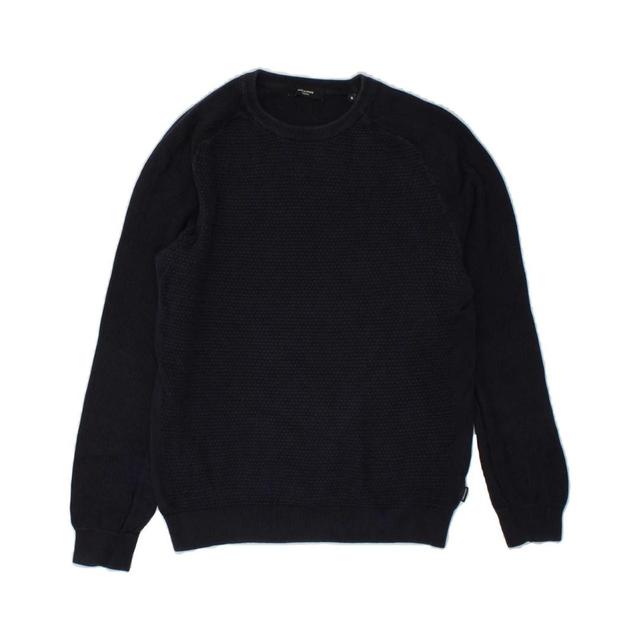 Jack & Jones Men's Sweatshirt - Blue/Navy - S on Productcaster.