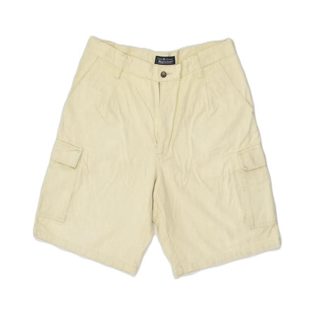 Vintage Men's Cargo Trousers - Cream - L on Productcaster.