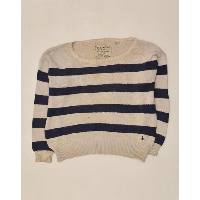 Jack Wills Women's Jumper - Cream - M on Productcaster.