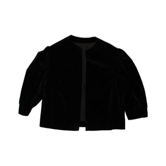 Vintage Women's Velvet Jacket - Black - M on Productcaster.