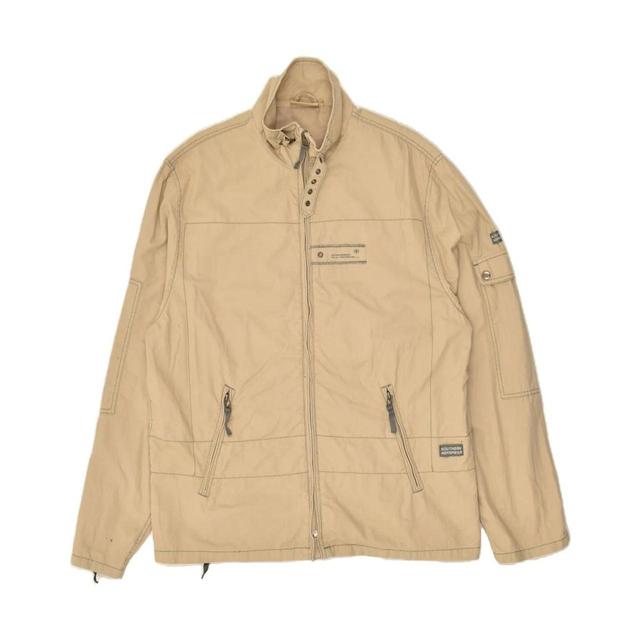 Vintage Men's Bomber Jacket - Cream - XXL on Productcaster.