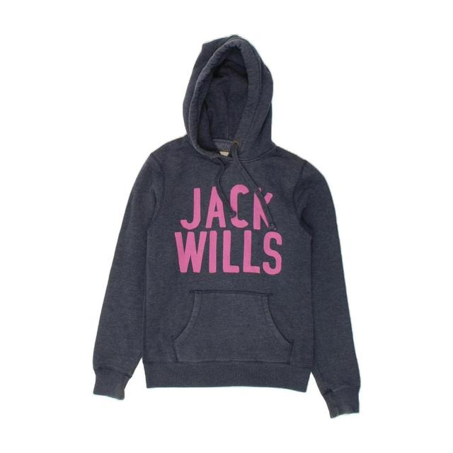 Jack Wills Women's Jumper - Blue/Navy - S on Productcaster.