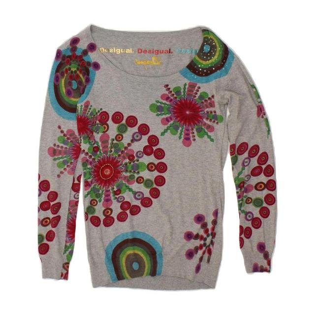 Desigual Women's Jumper - Grey - M on Productcaster.