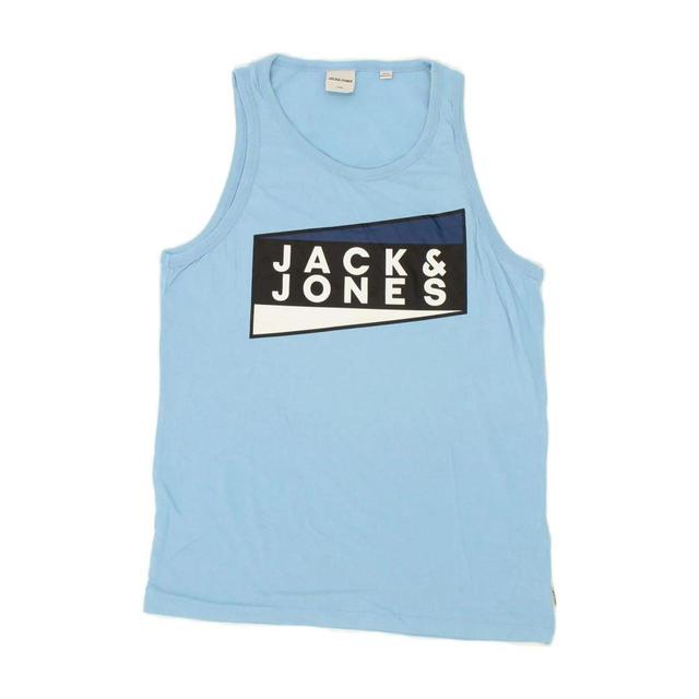 Jack & Jones Men's T-shirt - Blue - L on Productcaster.