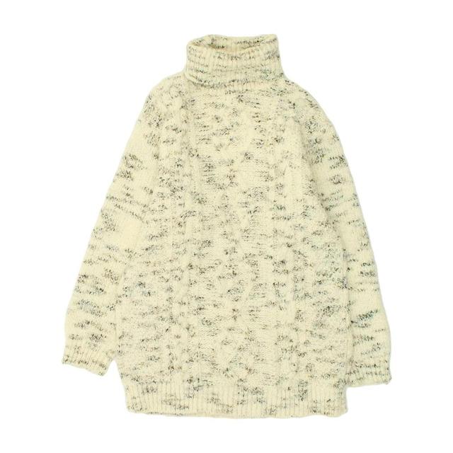 Vintage Women's Jumper - Cream - L on Productcaster.