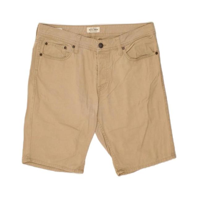 Jack & Jones Men's Shorts - Cream - L on Productcaster.