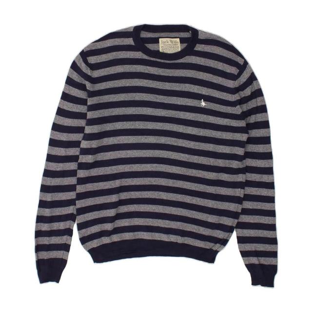 Jack Wills Men's Jumper - Blue/Navy - M on Productcaster.