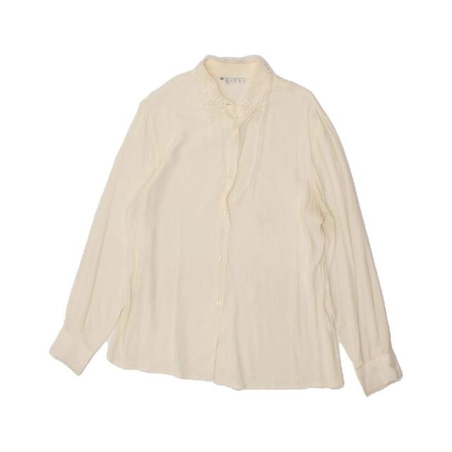 Vintage Women's Blouse - White - M on Productcaster.