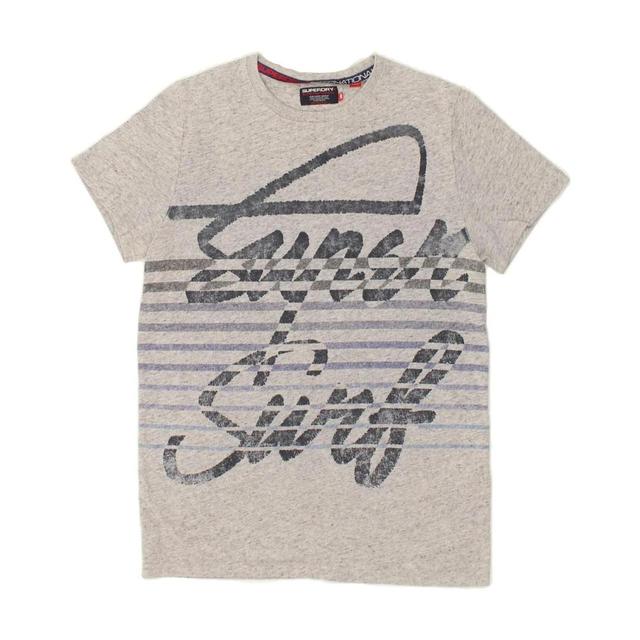 Superdry Men's T-shirt - Grey - M on Productcaster.